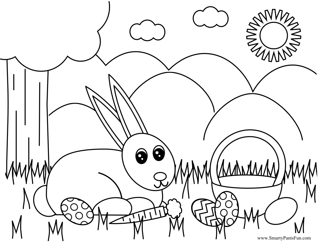 Easter Free Coloring Prints